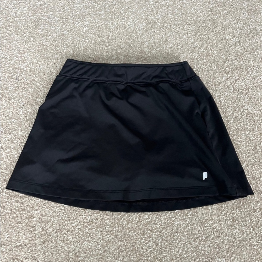 Prince Black A-Line Mini Skirt Athletic